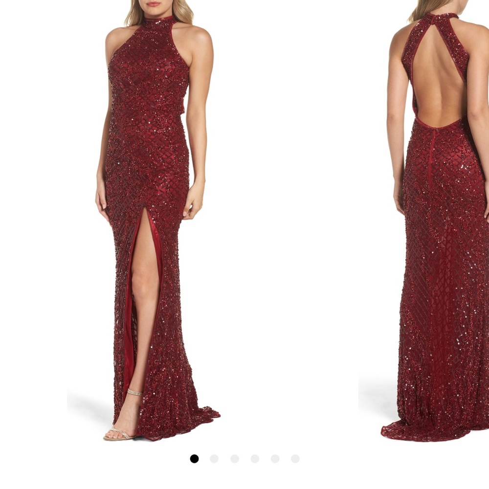 Mac Duggal Beaded Gown